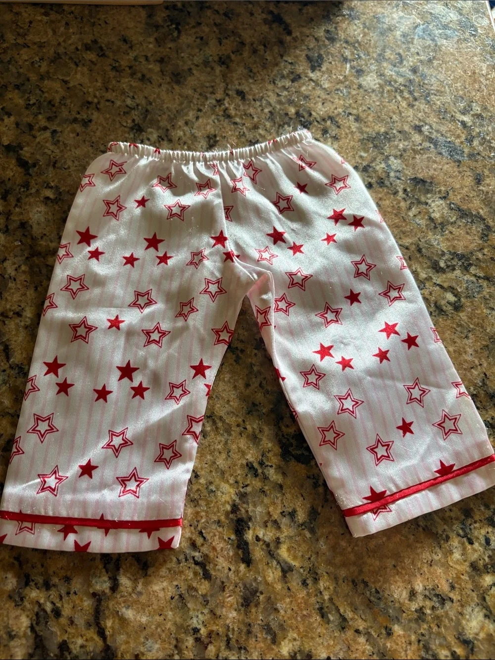 American Girl Red Star-Print Two-Piece Doll Pajama Set
